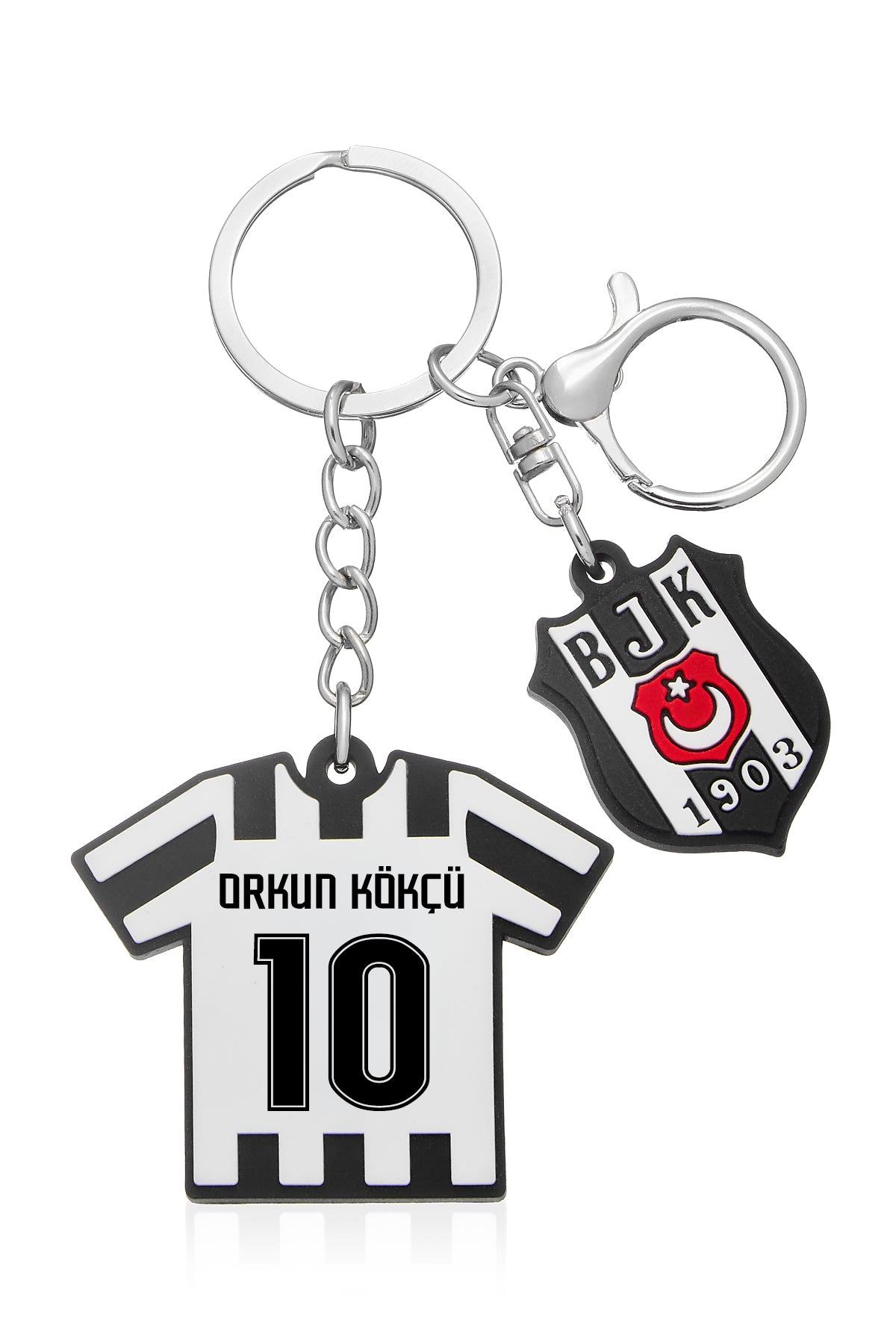 Beşiktaş Orkun Kökçü Charm Arma Silikon Anahtarlık