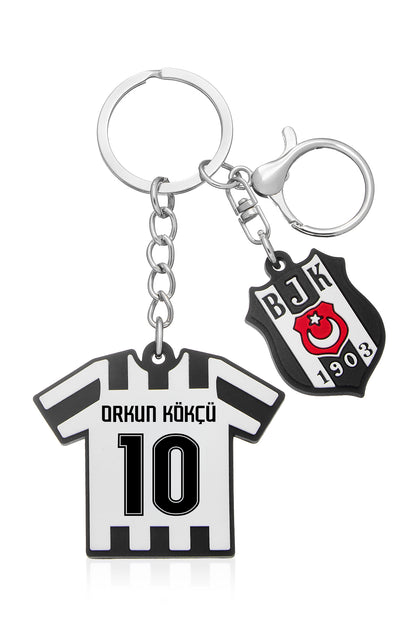 Beşiktaş Orkun Kökçü Charm Arma Silikon Anahtarlık