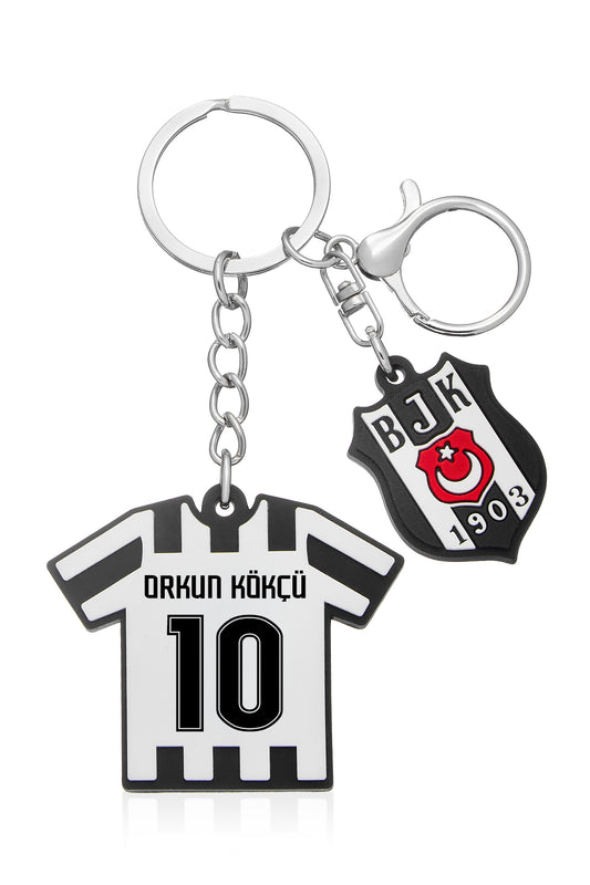 Beşiktaş Orkun Kökçü Charm Arma Silikon Anahtarlık