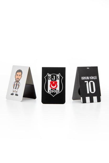 Beşiktaş Orkun Kökçü 3'lü Mıknatıslı Kitap Ayracı Seti