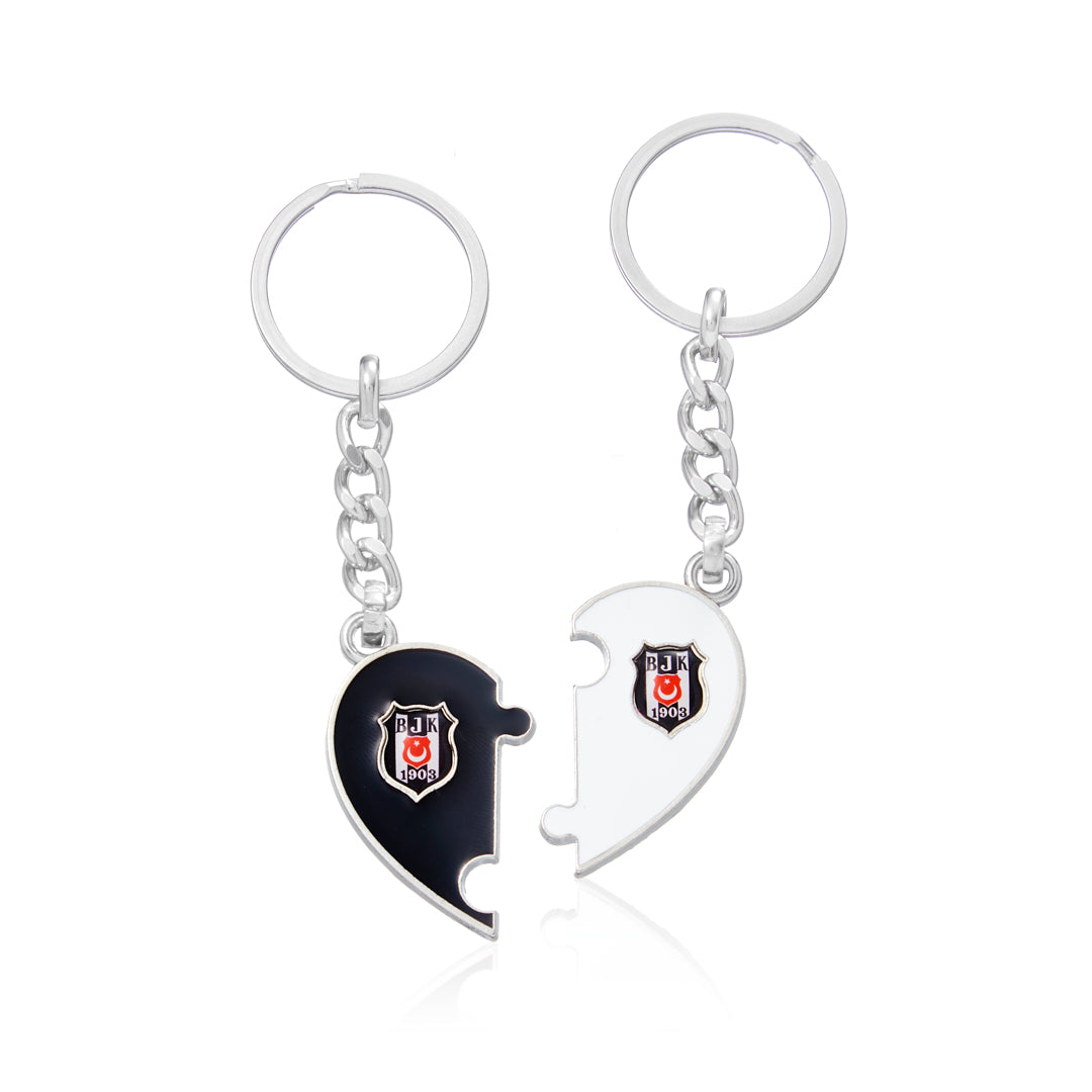Beşiktaş Puzzle 2'li Metal Anahtarlık
