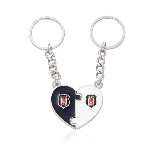 Beşiktaş Puzzle 2'li Metal Anahtarlık