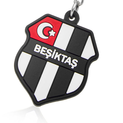 Beşiktaş Retro Arma Silikon Anahtarlık