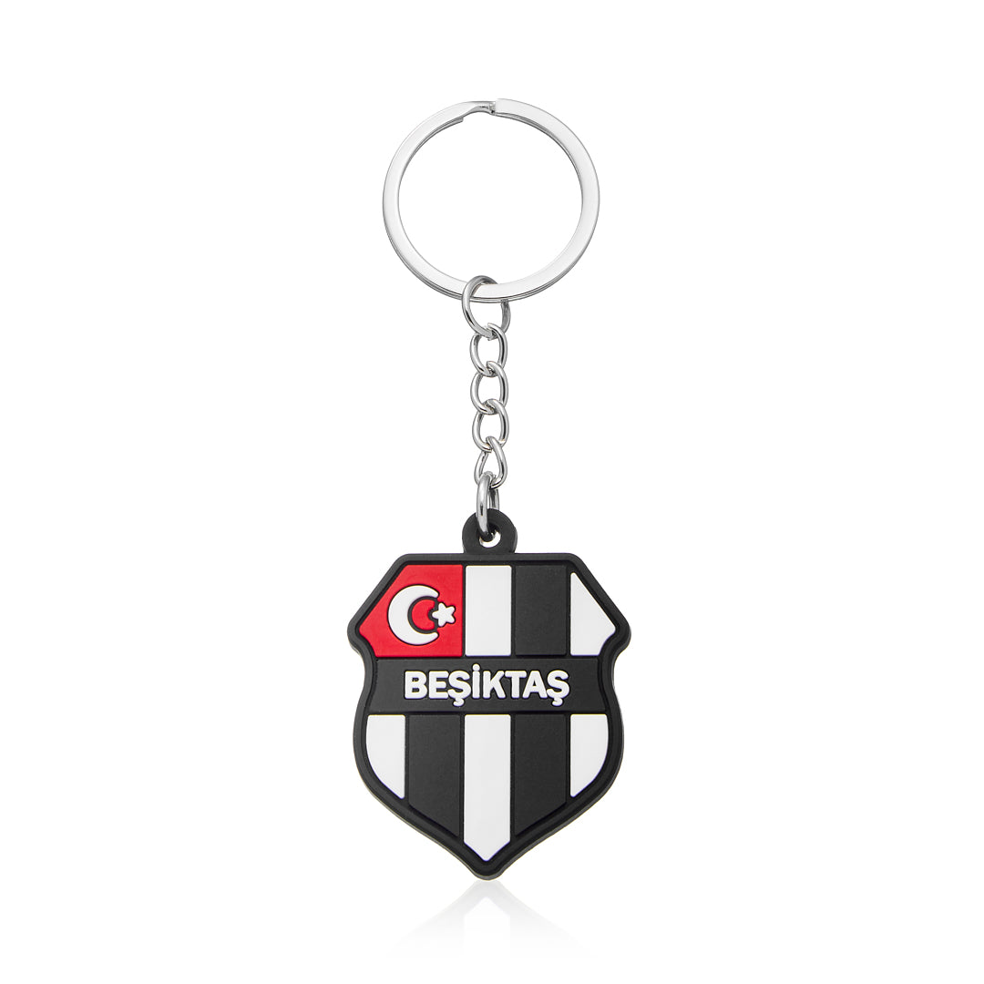 Beşiktaş Retro Arma Silikon Anahtarlık