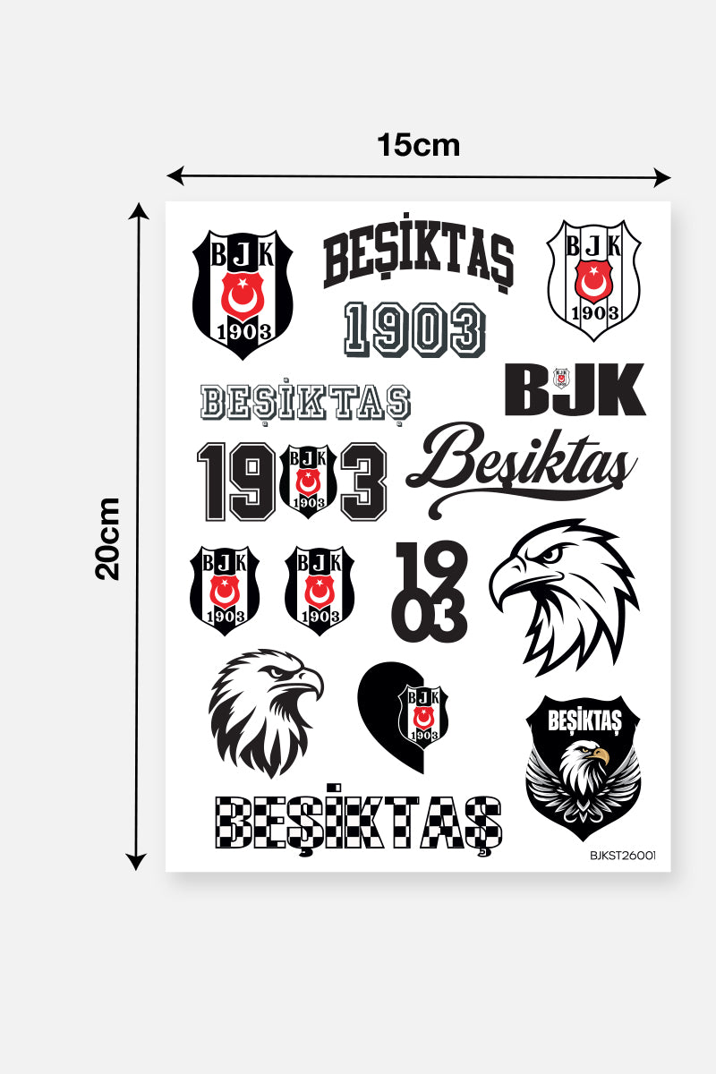 Beşiktaş Sticker Seti 1903 - Lisanslı Orijinal