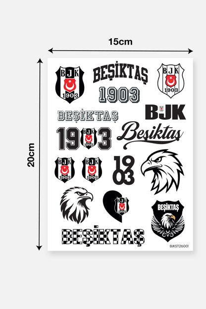 Beşiktaş Sticker Seti 1903 - Lisanslı Orijinal