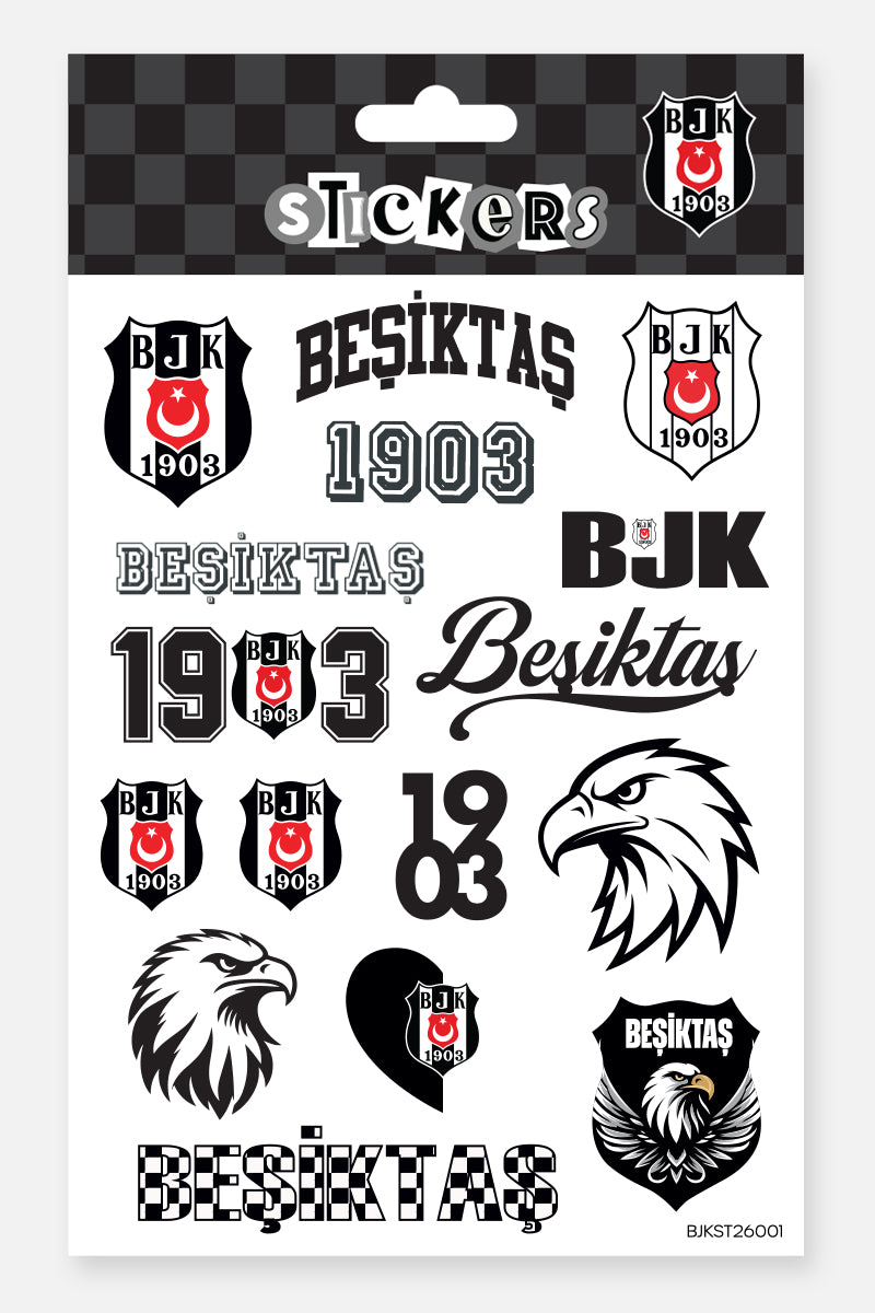 Beşiktaş Sticker Seti 1903 - Lisanslı Orijinal
