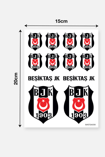 Beşiktaş Sticker Seti Arma - Lisanslı Orijinal