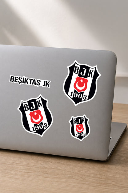 Beşiktaş Sticker Seti Arma - Lisanslı Orijinal