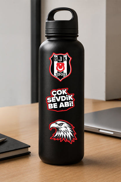 Beşiktaş Sticker Seti Çok Sevdik - Lisanslı Orijinal