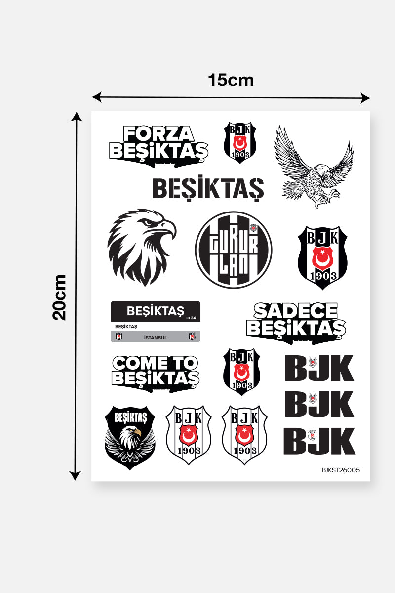 Beşiktaş Sticker Seti Forza - Lisanslı Orijinal