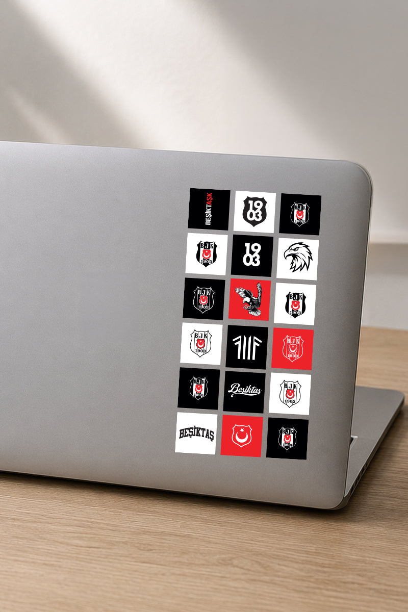 Beşiktaş Sticker Seti Icon - Lisanslı Orijinal