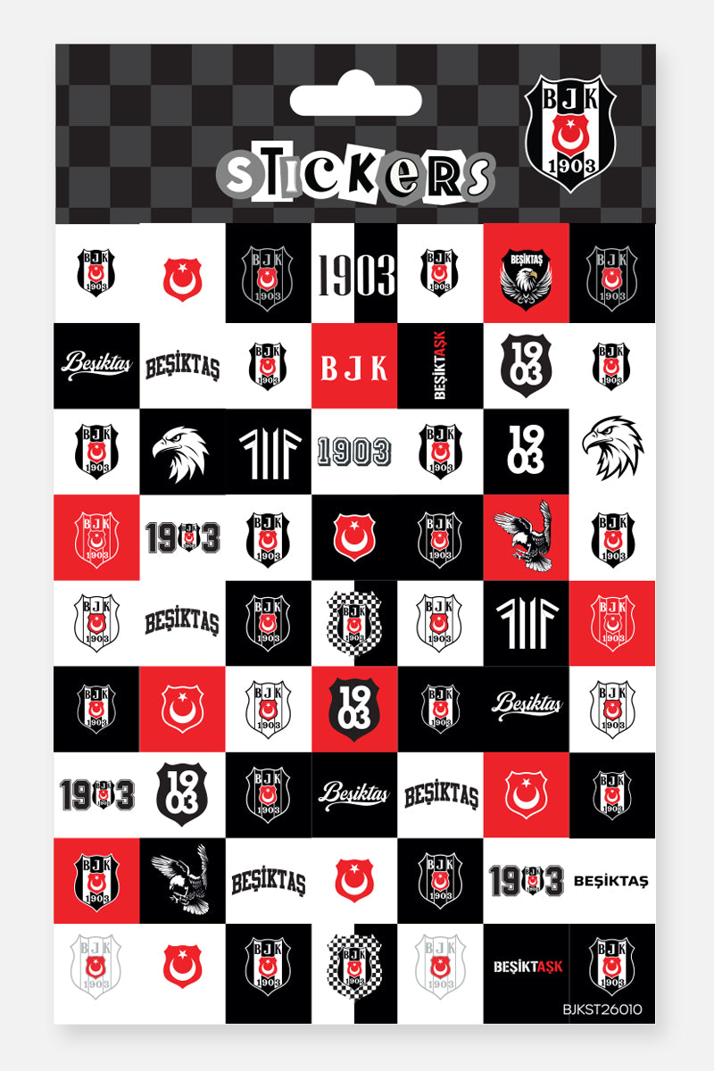 Beşiktaş Sticker Seti Icon - Lisanslı Orijinal