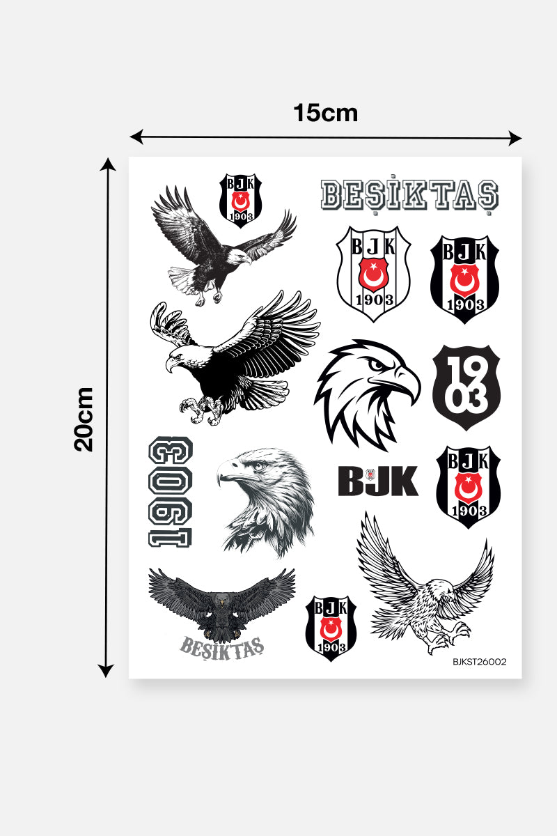 Beşiktaş Sticker Seti Kartal - Lisanslı Orijinal