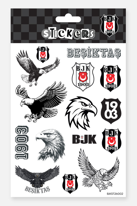 Beşiktaş Sticker Seti Kartal - Lisanslı Orijinal