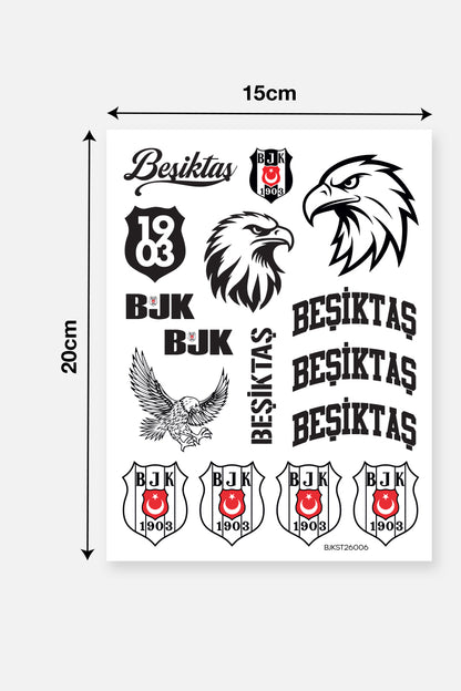 Beşiktaş Sticker Seti Kolej - Lisanslı Orijinal