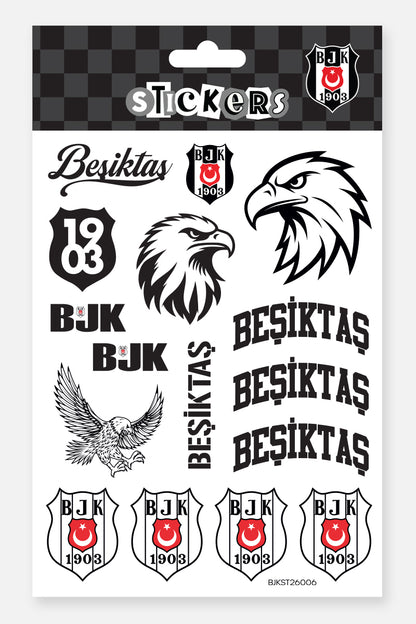 Beşiktaş Sticker Seti Kolej - Lisanslı Orijinal