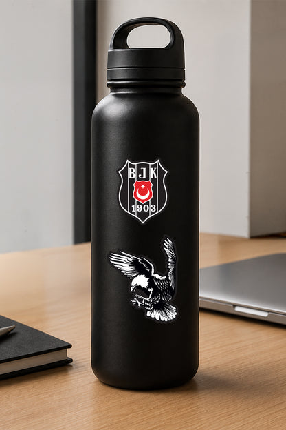 Beşiktaş Sticker Seti Siyah - Lisanslı Orijinal