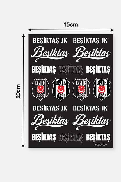 Beşiktaş Sticker Seti Yazı - Lisanslı Orijinal