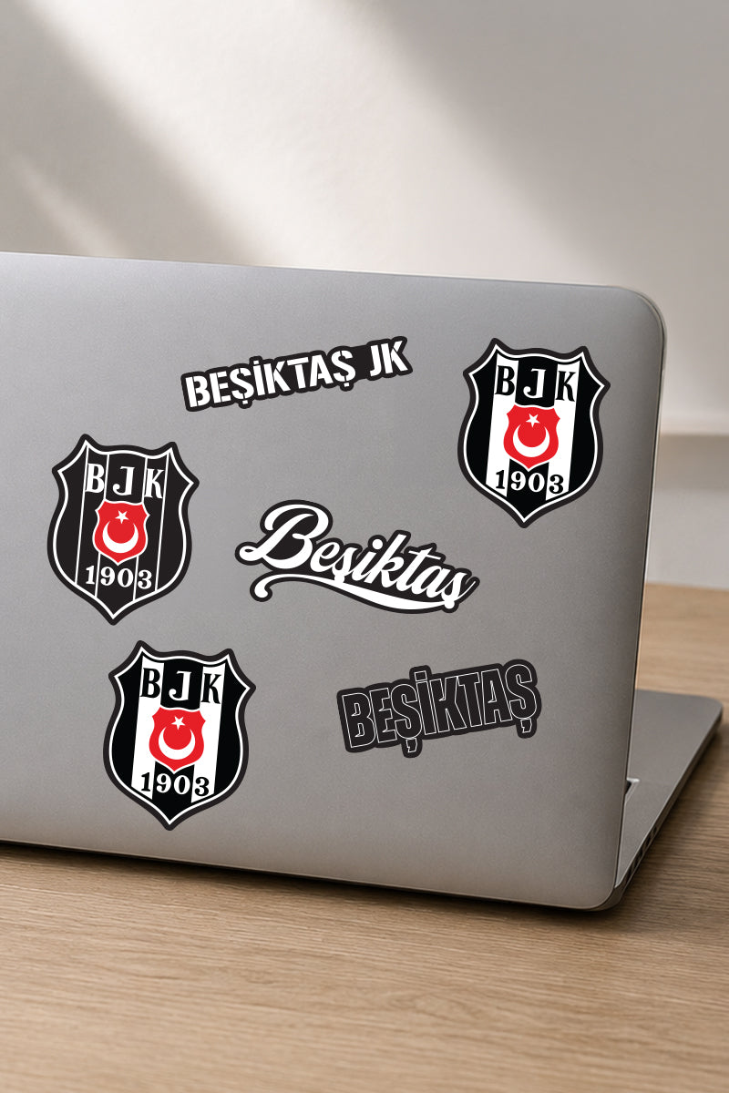 Beşiktaş Sticker Seti Yazı - Lisanslı Orijinal