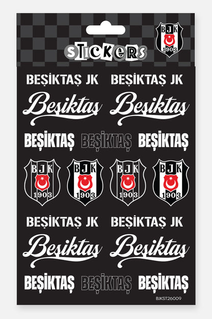 Beşiktaş Sticker Seti Yazı - Lisanslı Orijinal