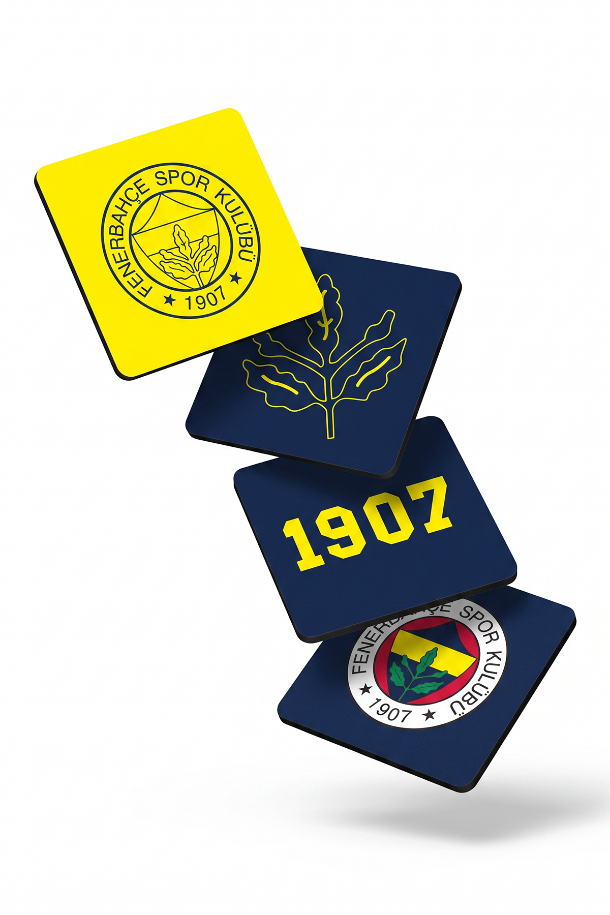 Fenerbahçe 1907 Ahşap Bardak Altlığı