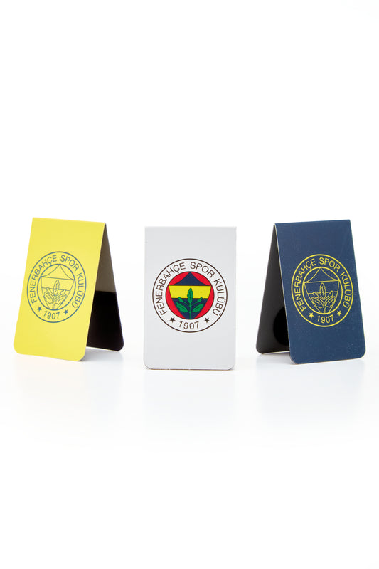 Fenerbahçe Arma 3'lü Mıknatıslı Kitap Ayracı Seti