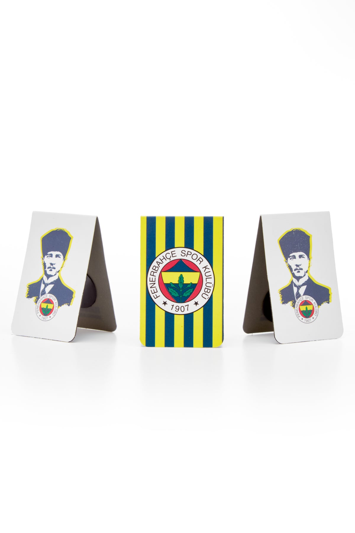 Fenerbahçe Atatürk 3'lü Mıknatıslı Kitap Ayracı Seti