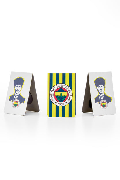 Fenerbahçe Atatürk 3'lü Mıknatıslı Kitap Ayracı Seti