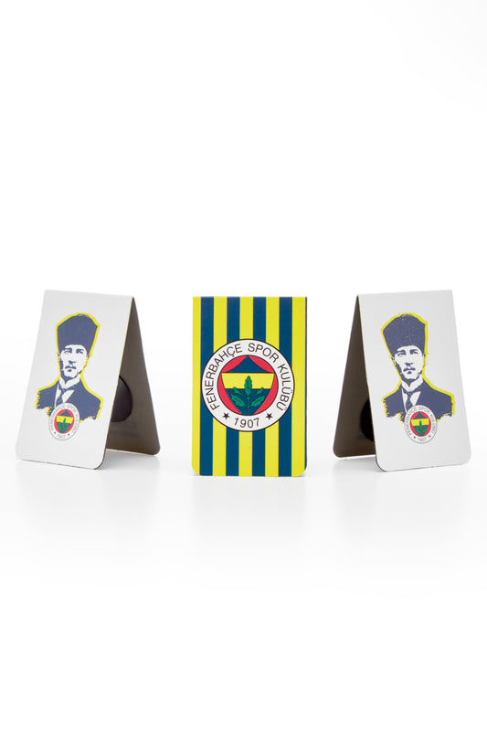 Fenerbahçe Atatürk 3'lü Mıknatıslı Kitap Ayracı Seti