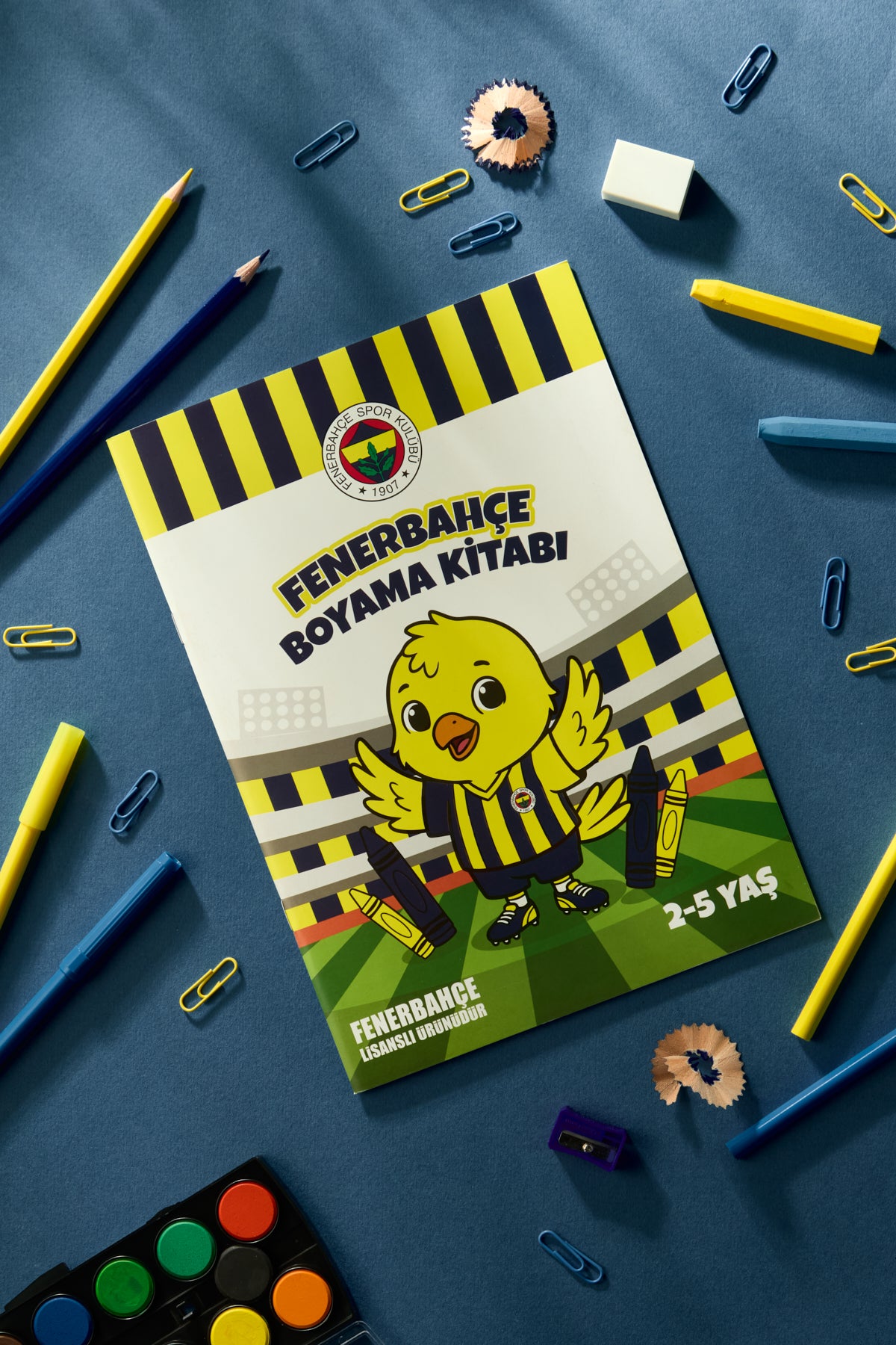 Fenerbahçe Boyama Kitabı Küçük Kanarya 2-5 Yaş - Lisanslı Orijinal