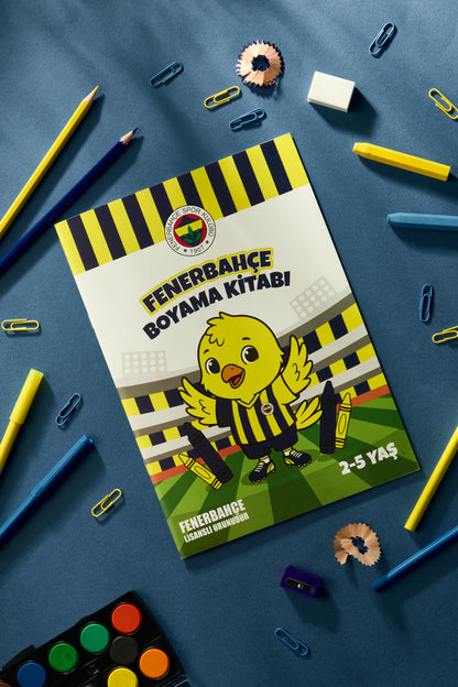 Fenerbahçe Boyama Kitabı Küçük Kanarya 2-5 Yaş - Lisanslı Orijinal