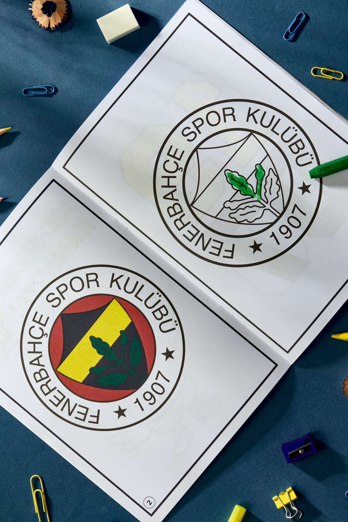 Fenerbahçe Boyama Kitabı Küçük Kanarya 2-5 Yaş - Lisanslı Orijinal