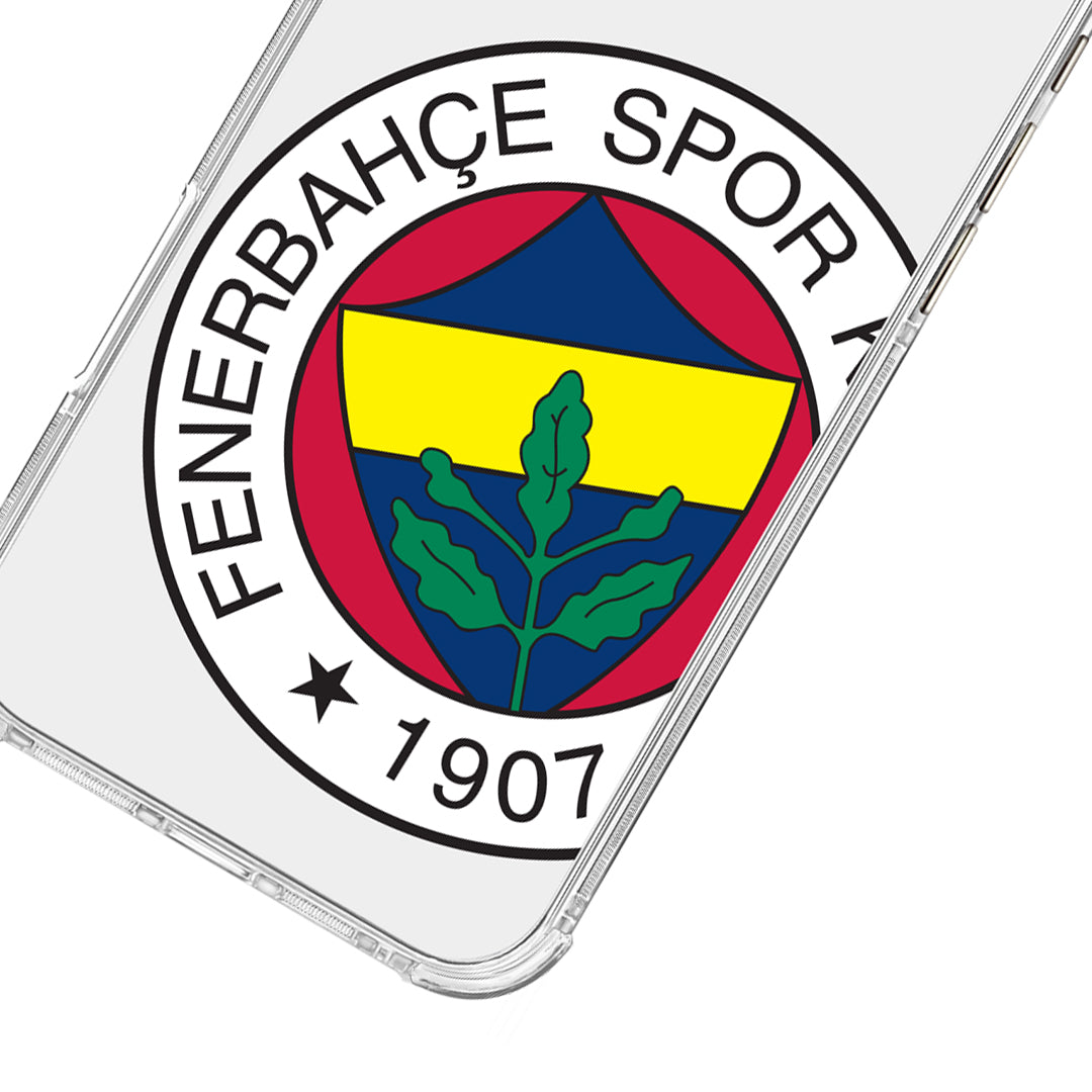 Fenerbahçe Büyük Logo Şeffaf iPhone 16 Pro Max Telefon Kılıfı