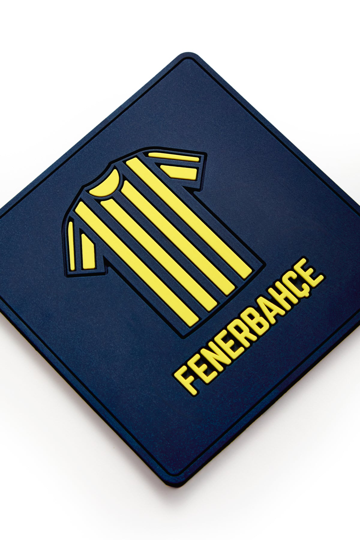 Fenerbahçe Çubuklu Forma Silikon Bardak Altlığı