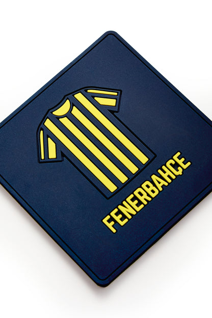 Fenerbahçe Çubuklu Forma Silikon Bardak Altlığı