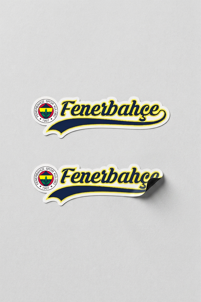 Fenerbahçe Duvar Sticker El Yazı - Lisanslı Orijinal