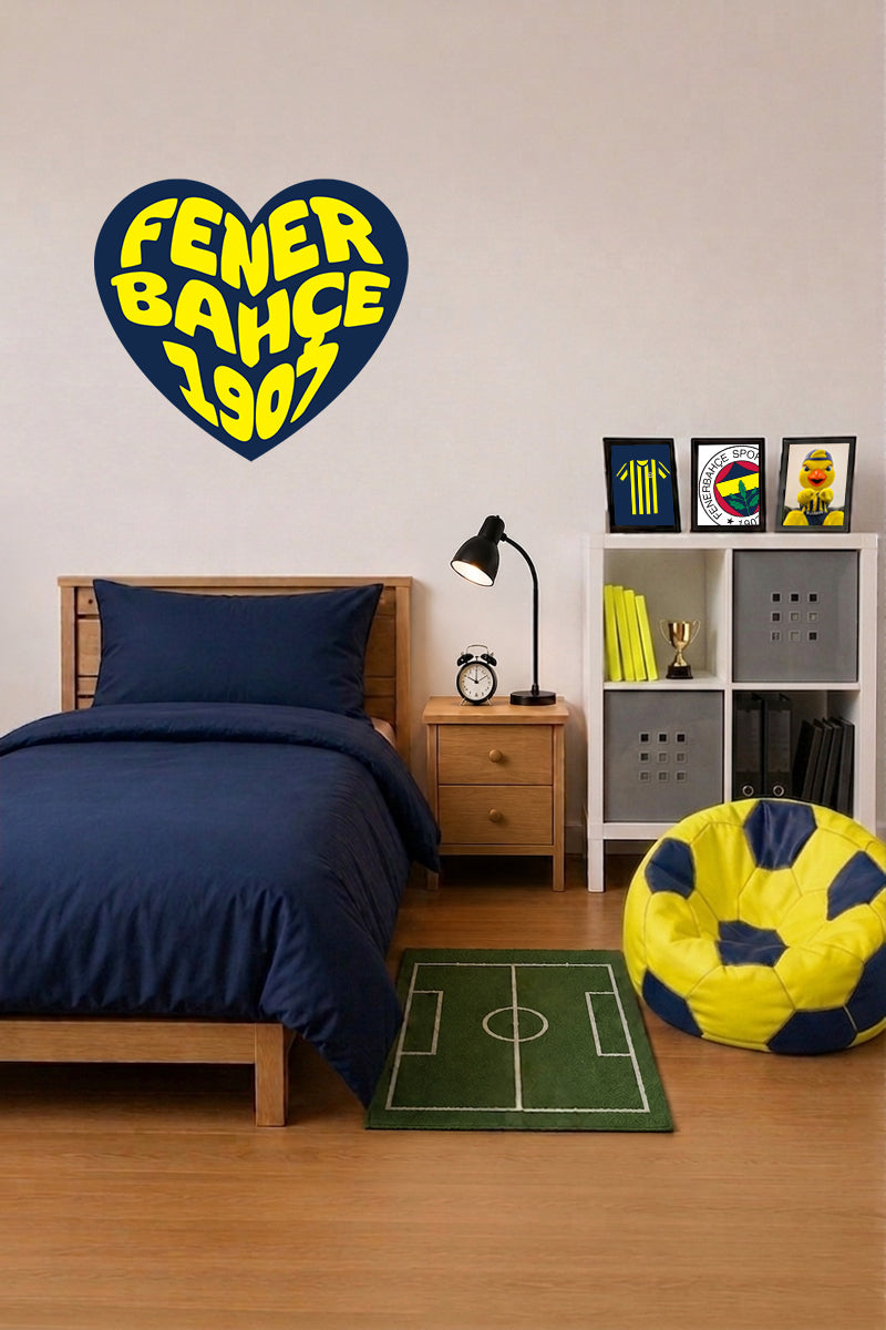 Fenerbahçe Duvar Sticker Yaşa Fenerbahçe - Lisanslı Orijinal