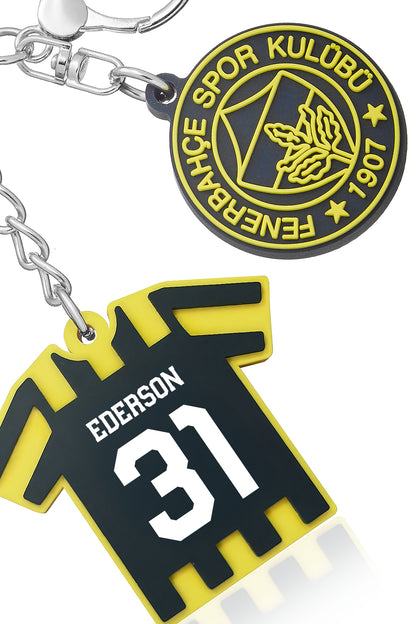 Ederson 31 Forma Charm ve Fenerbahçe Arma