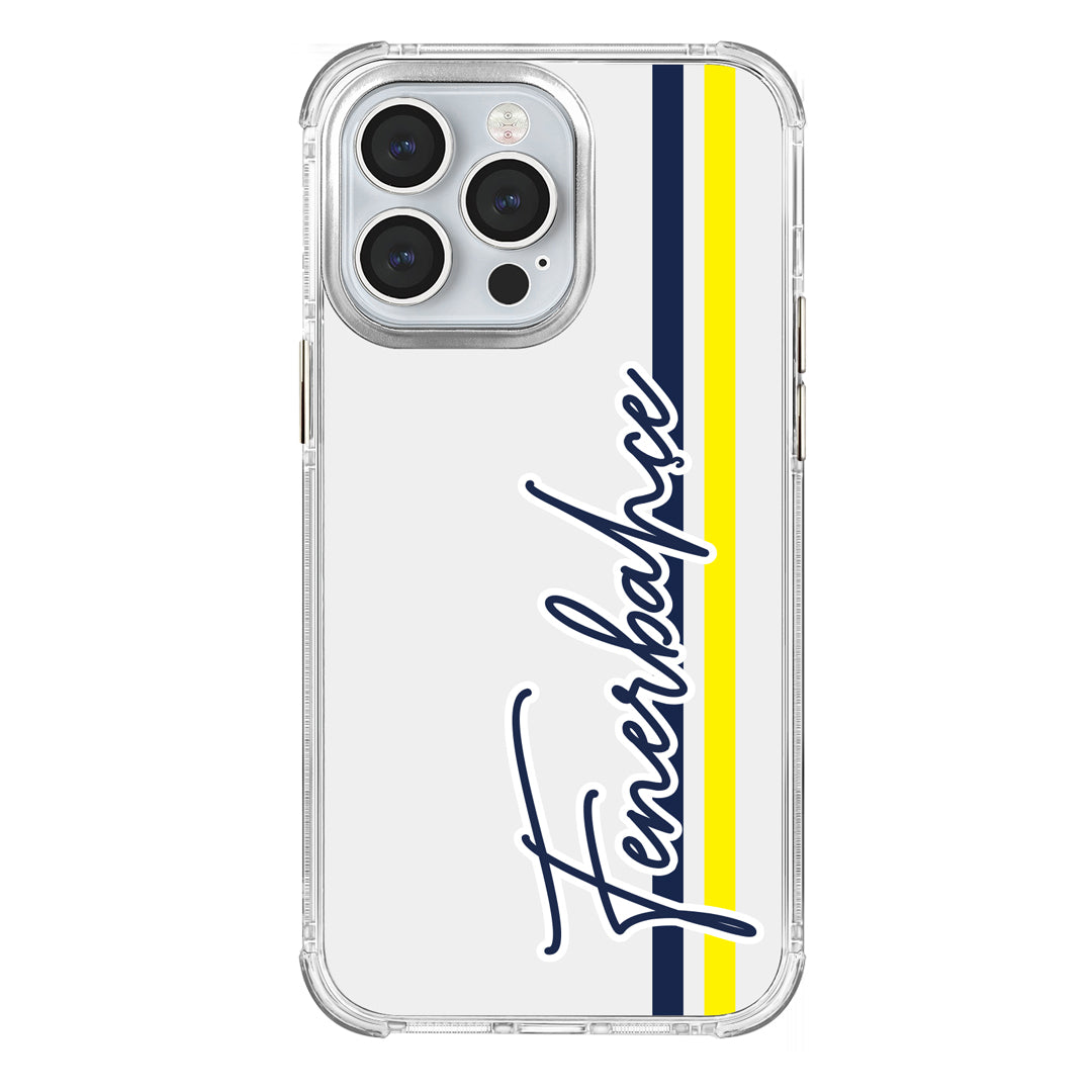 Fenerbahçe El Yazı Şeffaf iPhone 13 Pro Telefon Kılıfı