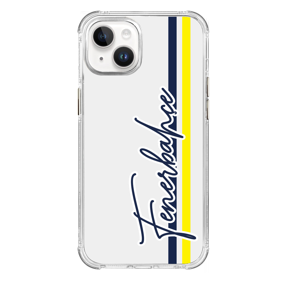Fenerbahçe El Yazı Şeffaf iPhone 13 Telefon Kılıfı