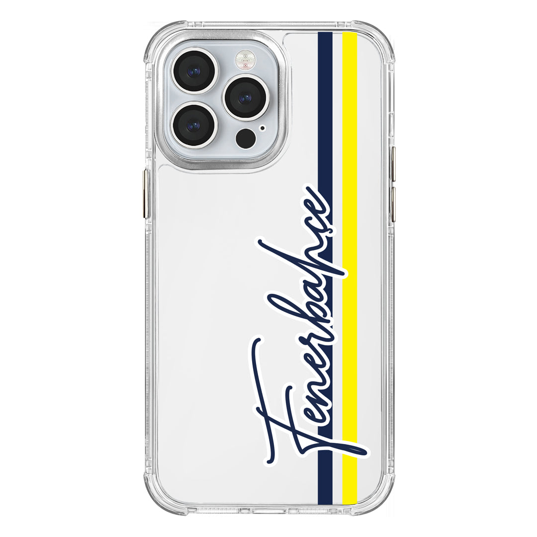 Fenerbahçe El Yazı Şeffaf iPhone 14 Pro Max Telefon Kılıfı
