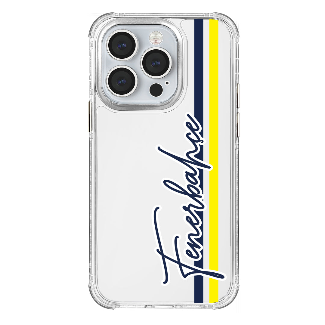 Fenerbahçe El Yazı Şeffaf iPhone 14 Pro Telefon Kılıfı