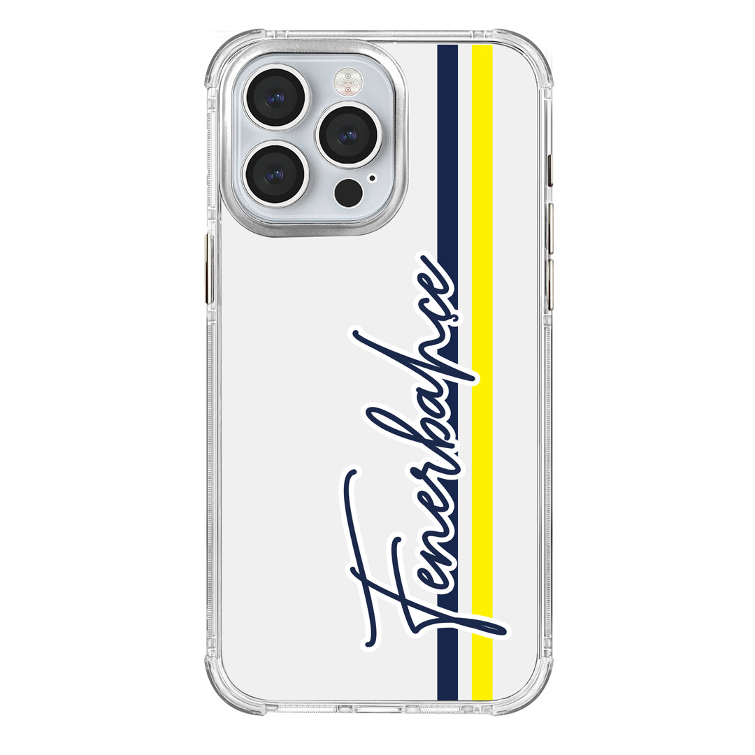 Fenerbahçe El Yazı Şeffaf iPhone 15 Pro Max Telefon Kılıfı