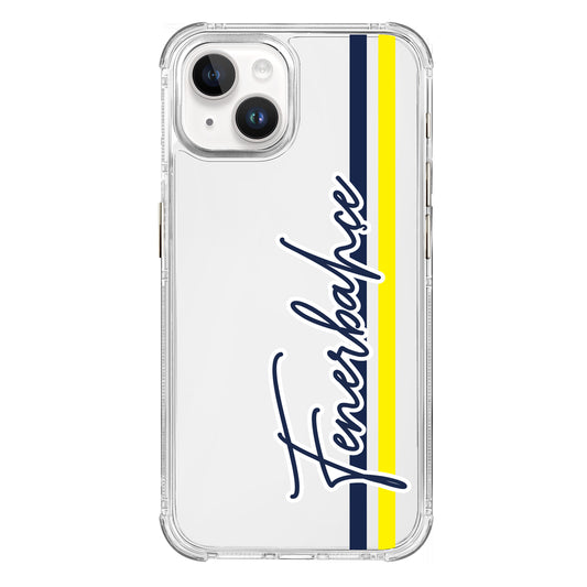 Fenerbahçe El Yazı Şeffaf iPhone 15 Pro Telefon Kılıfı