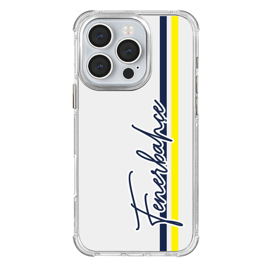 Fenerbahçe El Yazı Şeffaf iPhone 16 Pro Telefon Kılıfı