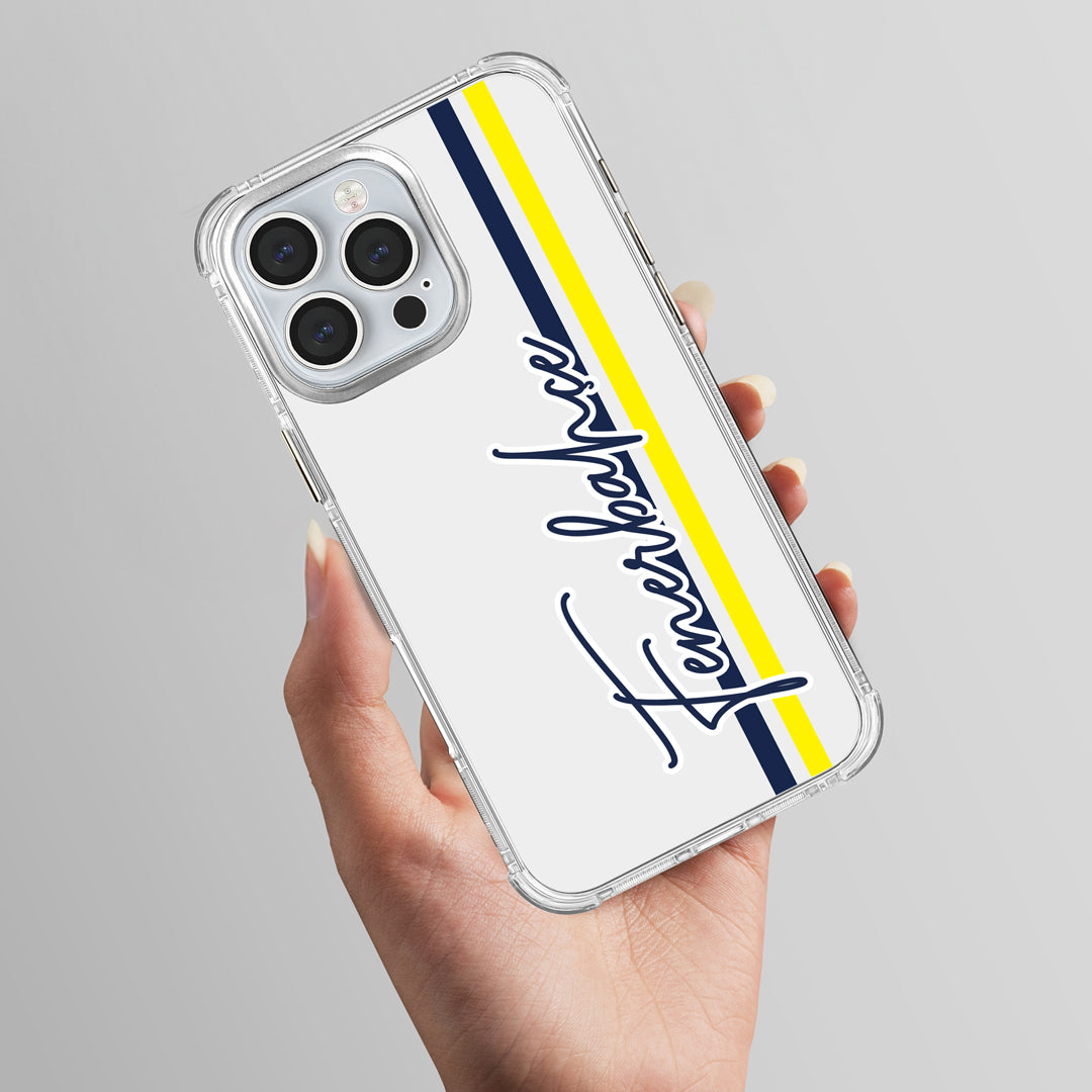Fenerbahçe El Yazı Şeffaf iPhone 16 Pro Max Telefon Kılıfı