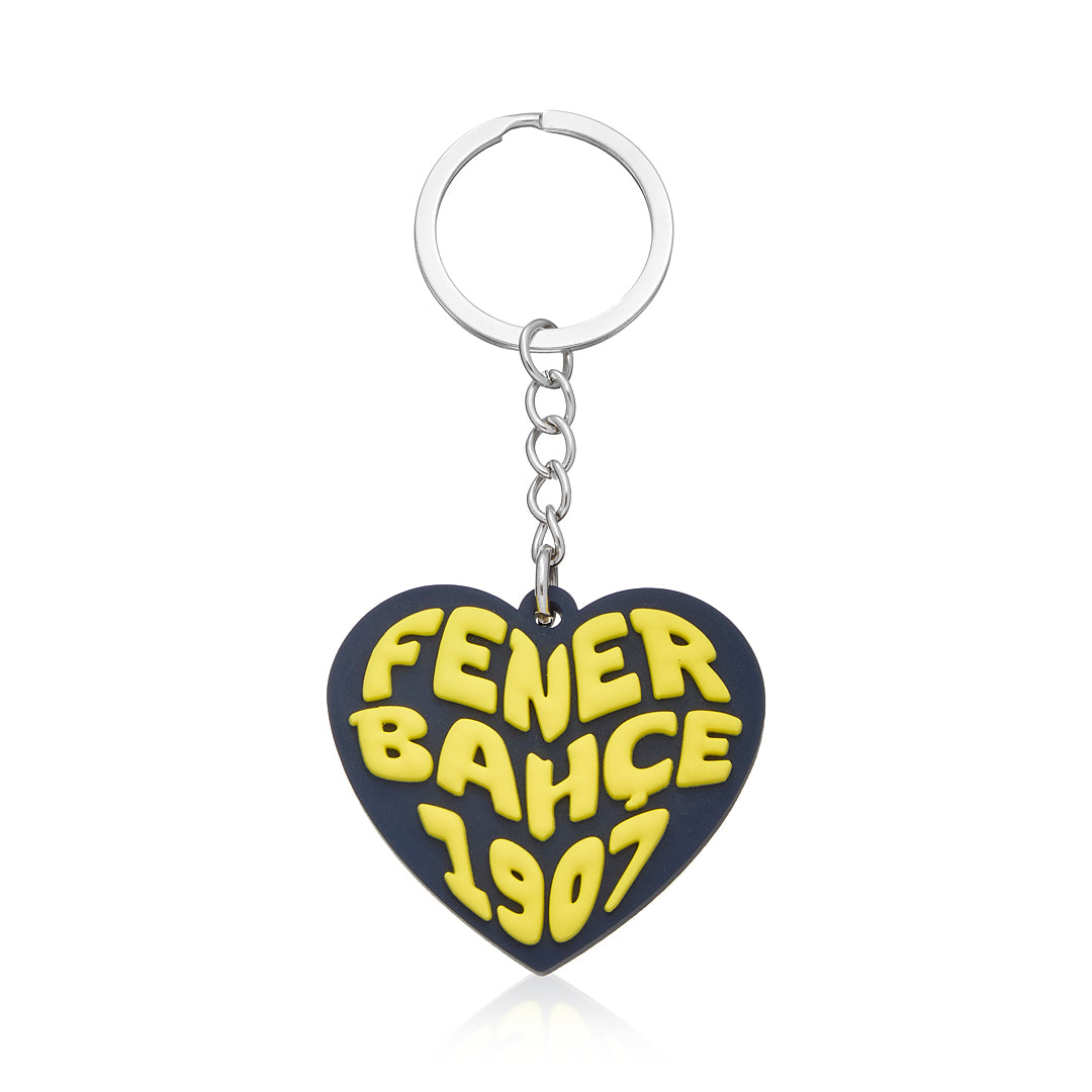 Fenerbahçe Kalp Silikon Anahtarlık