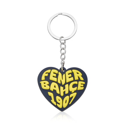 Fenerbahçe Kalp Silikon Anahtarlık