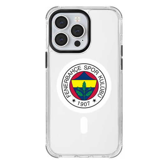 Fenerbahçe Magsafe Logo Şeffaf iPhone 13 Pro Telefon Kılıfı